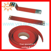 Red medium voltage heat shrink sleeve busbars